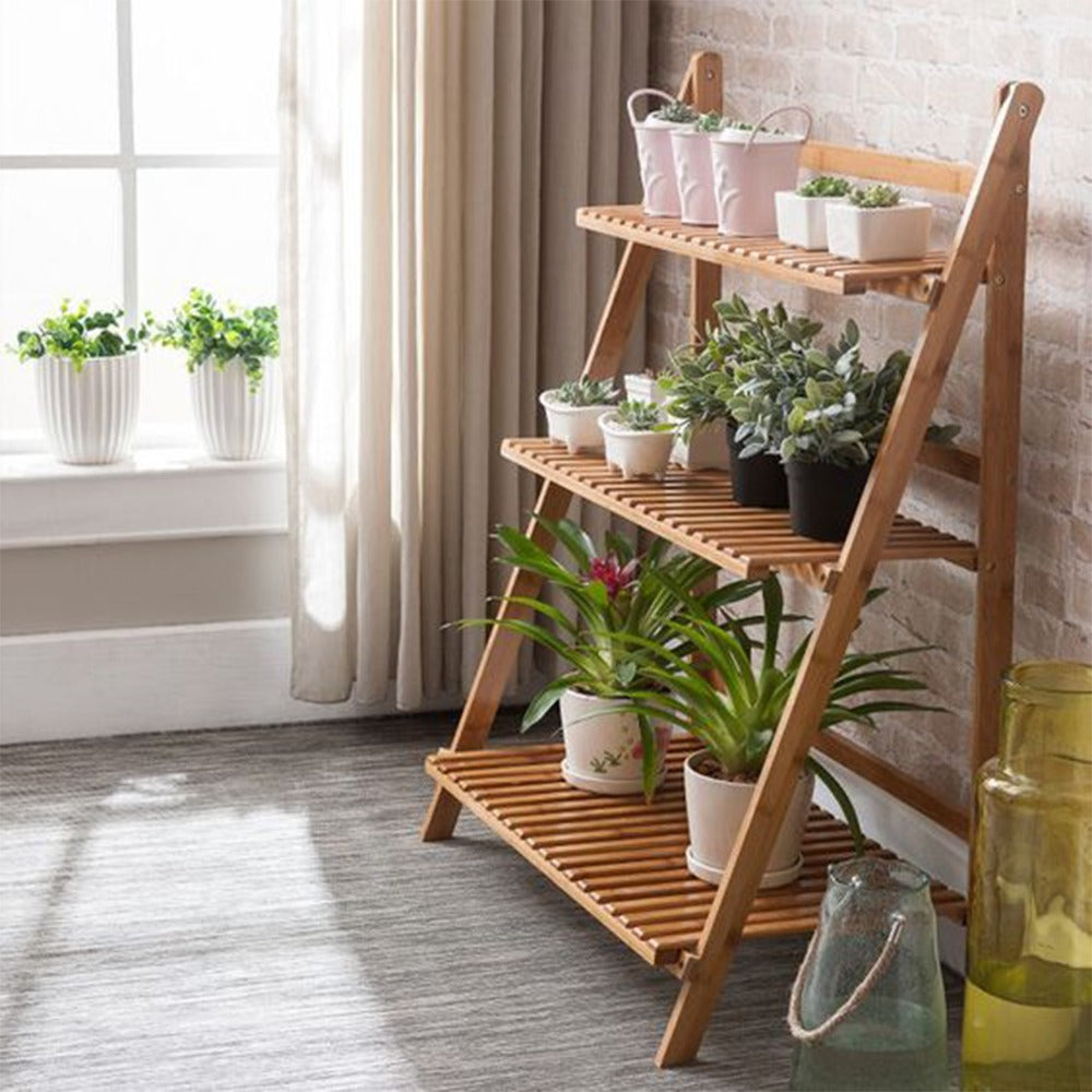 3 Tier Wooden Decor Ladder